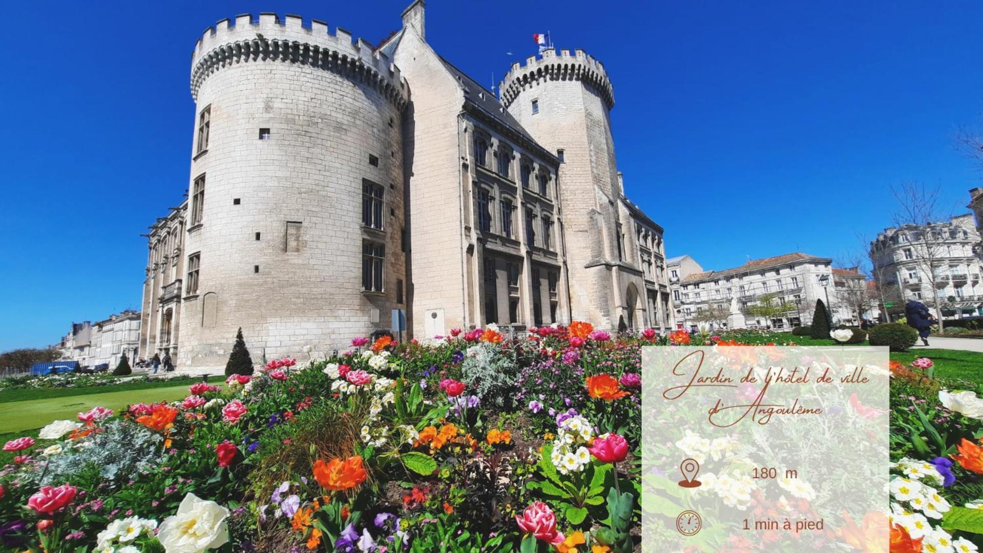 Face A L'Hotel De Ville Grand Et Lumineux Appartement Angouleme Bagian luar foto